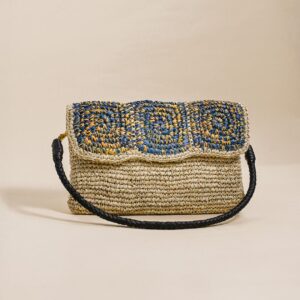 Raffia Clutch Bag