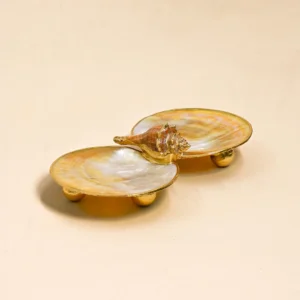 Mother of Pearl Double Shell