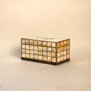 Coco Capiz Tissue Box
