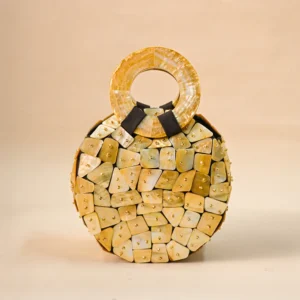 MOP Round Shell Bag
