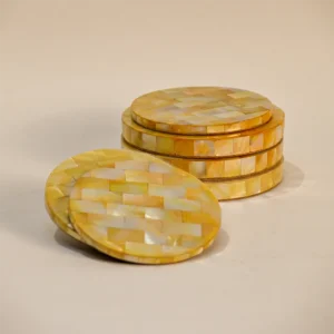 MOP Glass Coaster